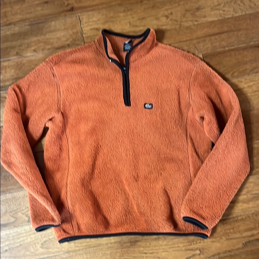 Lowe Alpine Women’s  1/4 Zip-Up Sweater in burnt orange